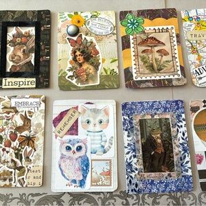 10 Altered Playing Cards